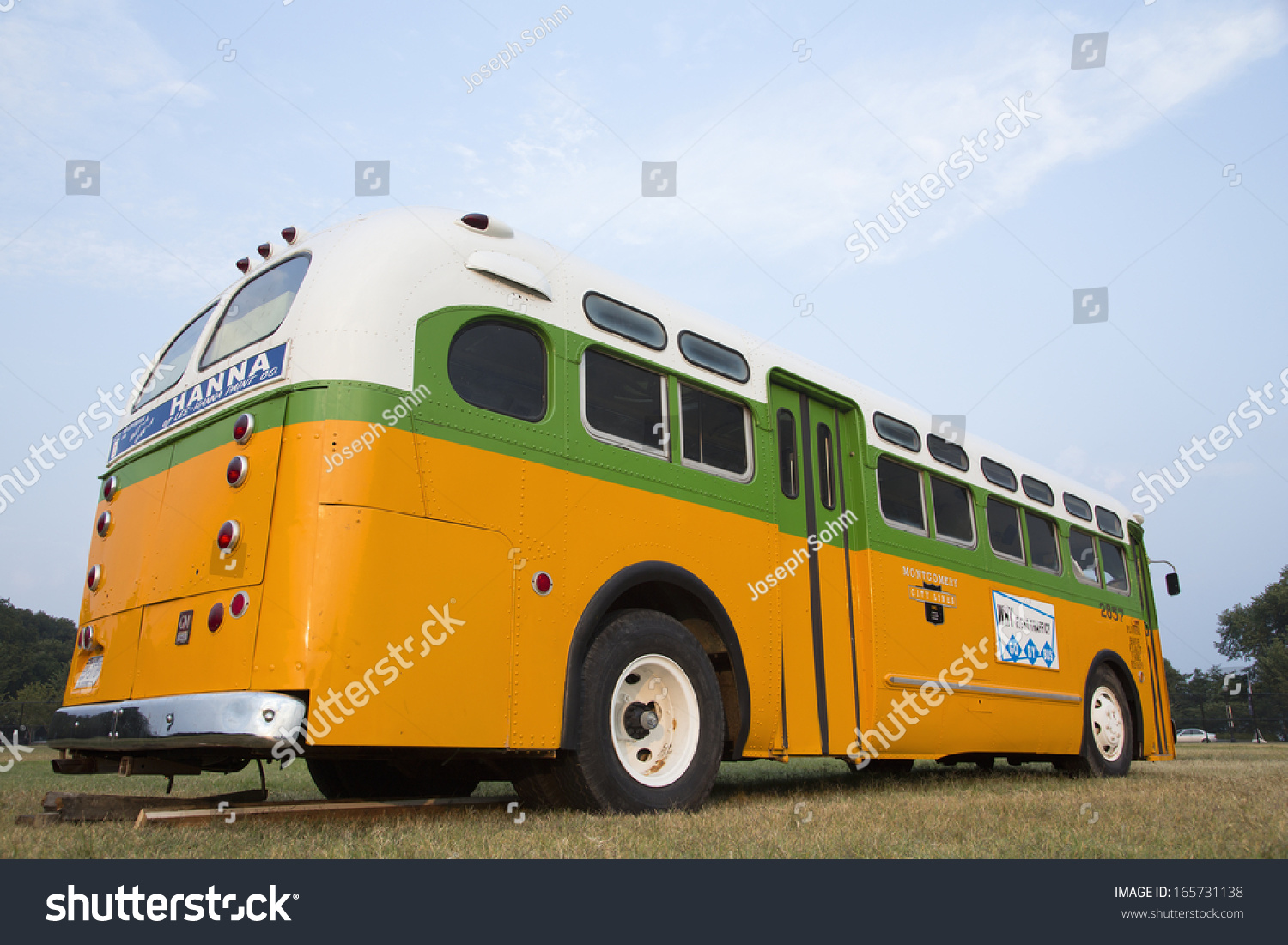 Restored Bus Rosa Parks Sat In December 1, 1955 From Montgomery Alabama ...