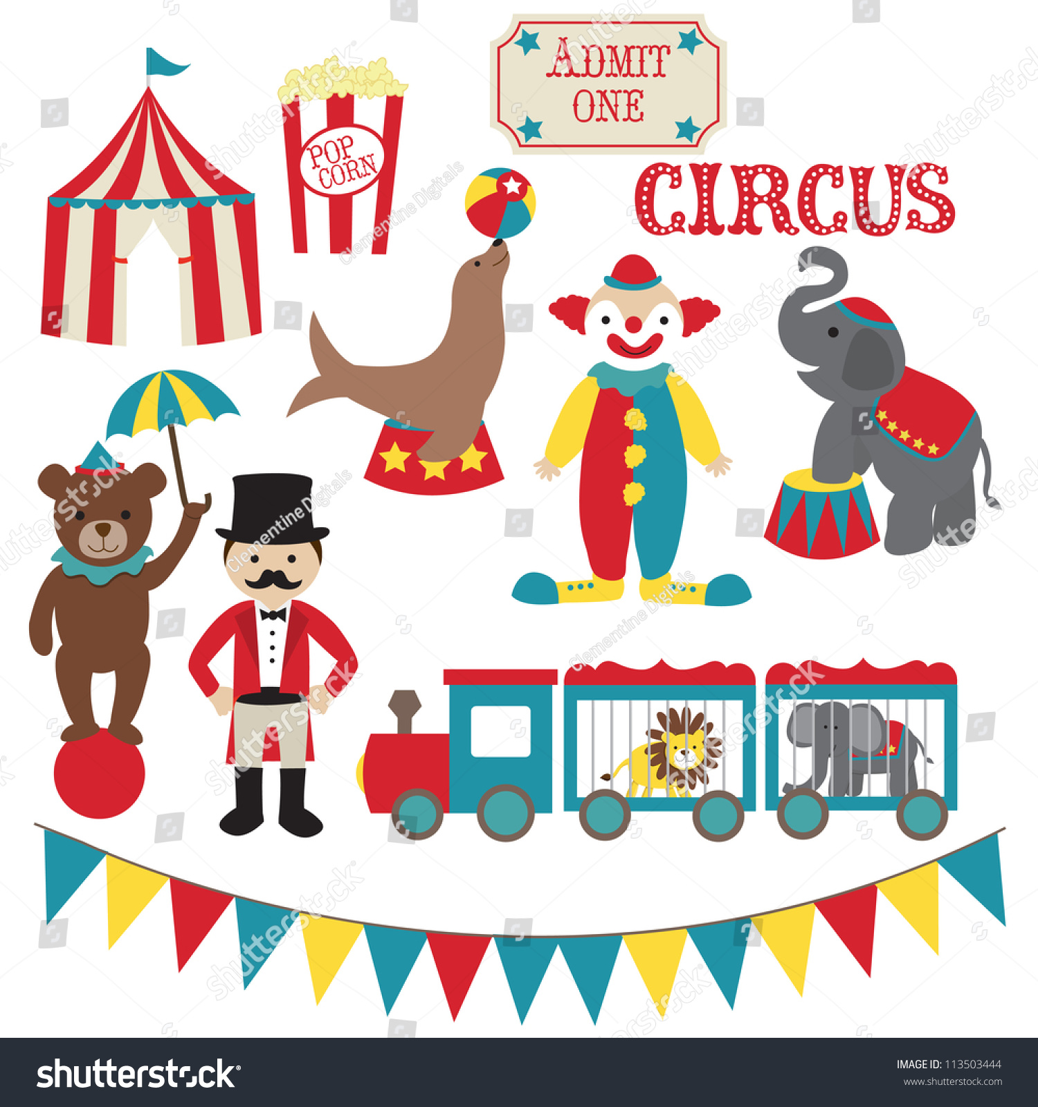 Retro Circus Stock Photo 113503444 : Shutterstock