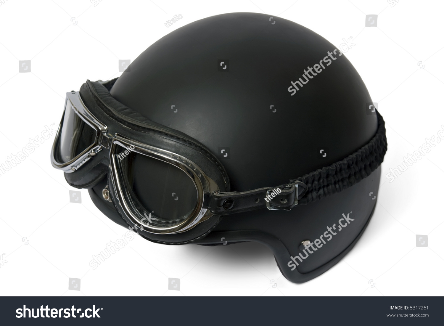 Retro Helmet And Goggles Motorcyclist'S Stock Photo 5317261 : Shutterstock