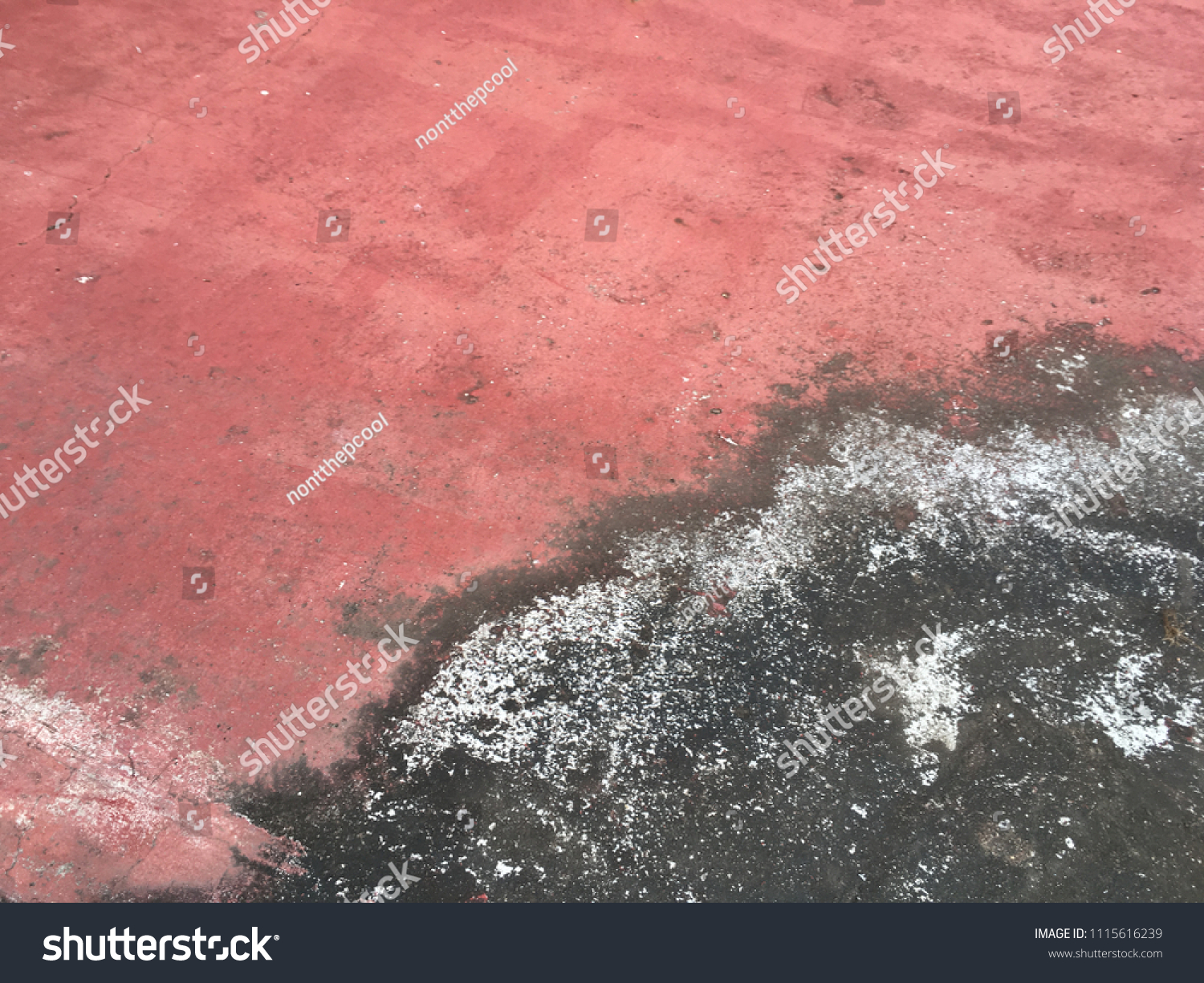 Retro Red Cement Floor Background Texture Stock Photo 1115616239 ...