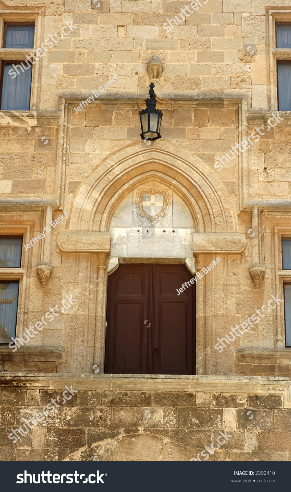 Rhodesst Johns Masters House Door Stock Photo Edit Now 2392410