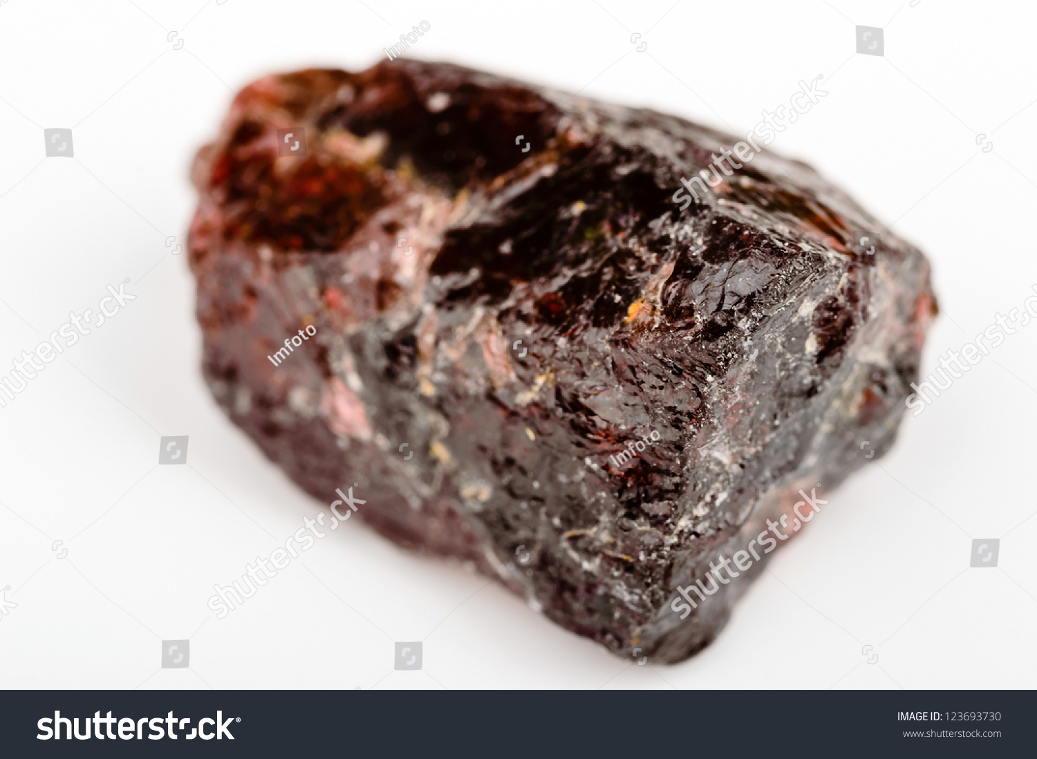 uncut garnet