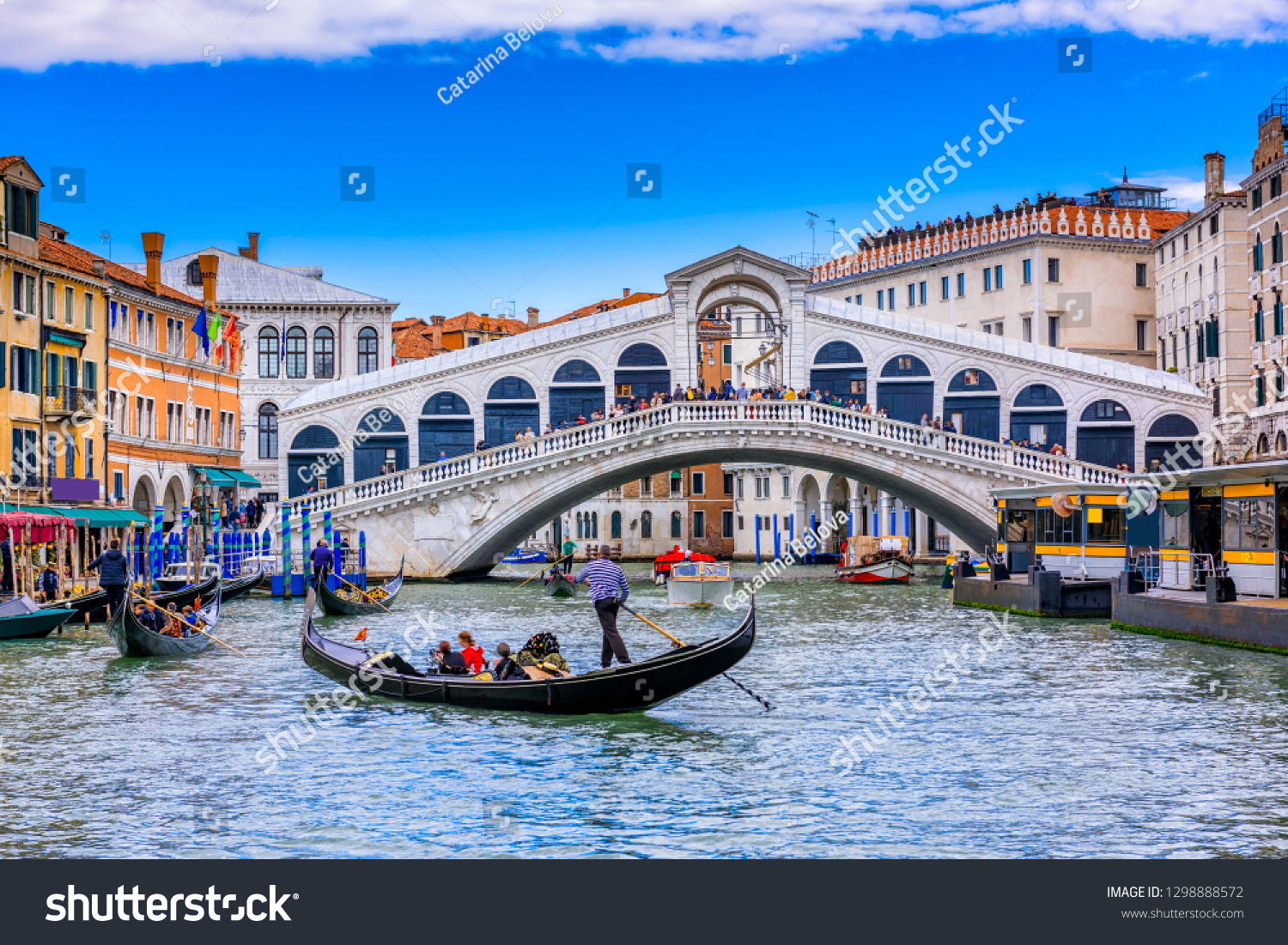 Rialto Bridge Grand Canal Venice Italy Stock Photo Edit Now