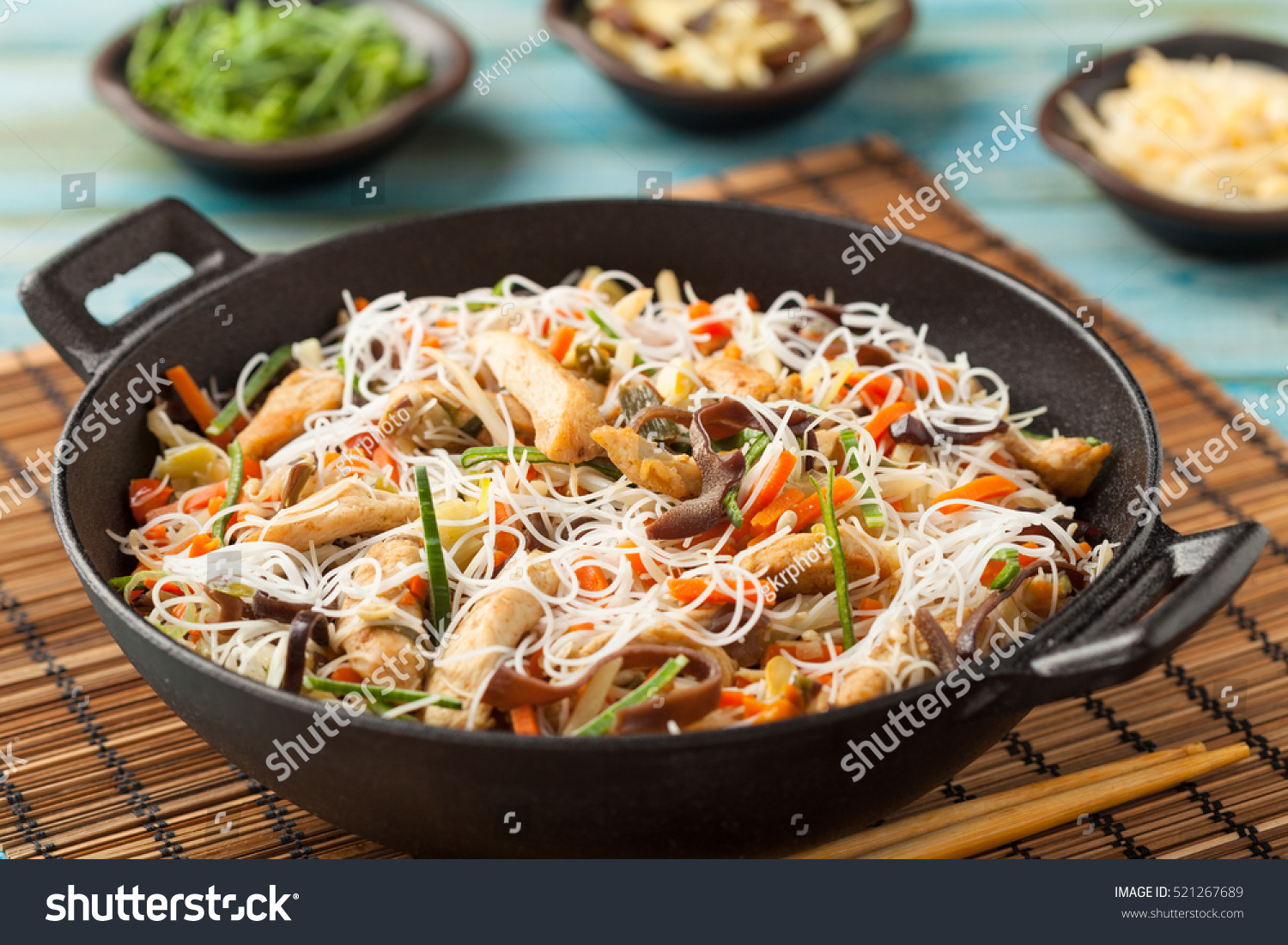 Fried-rice-noodles Images, Stock Photos & Vectors | Shutterstock