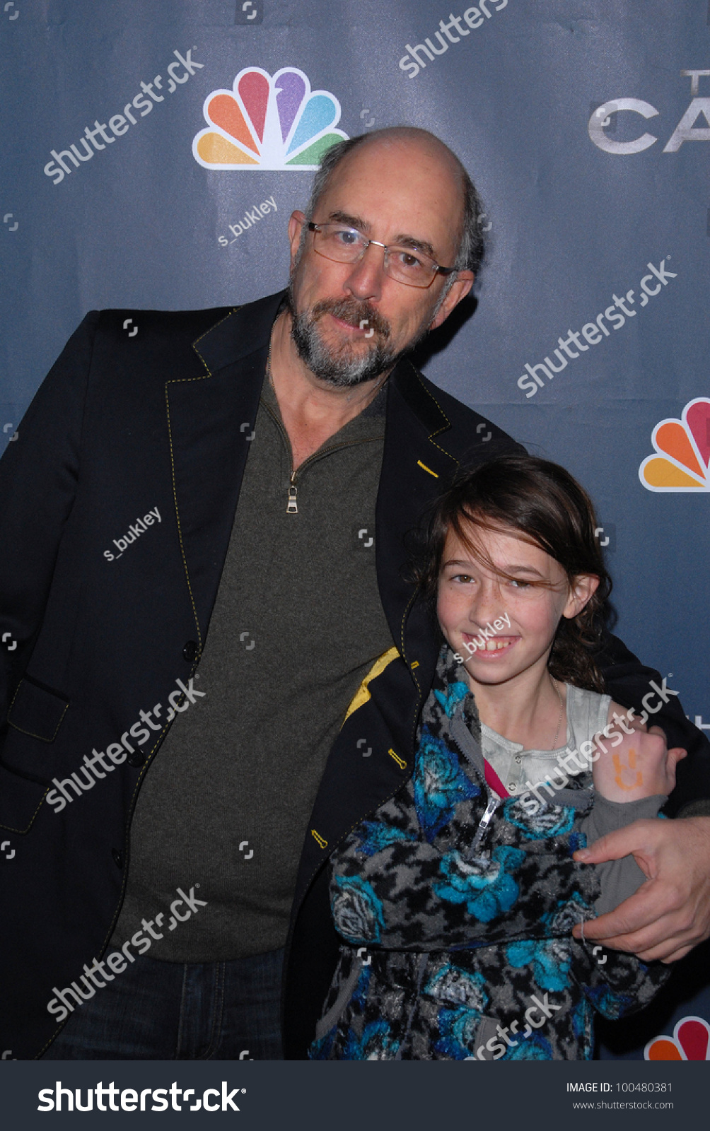 Richard Schiff And Daughter At The Premiere Party For Nbc'S 