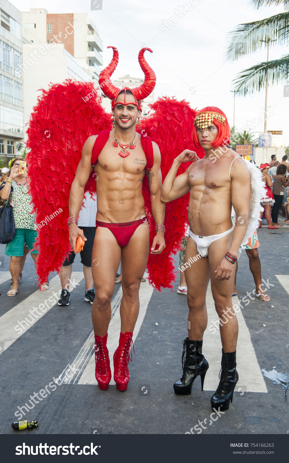 carnival pics naked men Teen masturbates on stairway railing