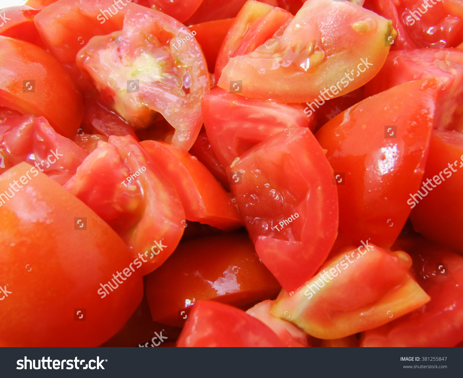 Ripe Perfect Cuted Tomatoes Background Stock Photo Edit Now