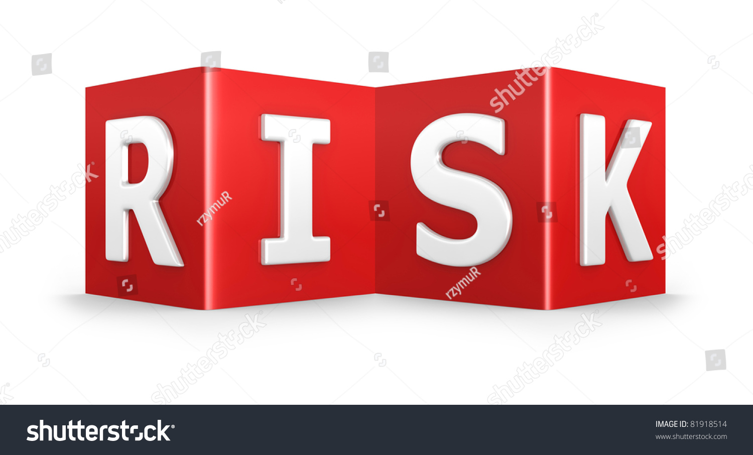 Risk 3d Render Stock Illustration 81918514 | Shutterstock