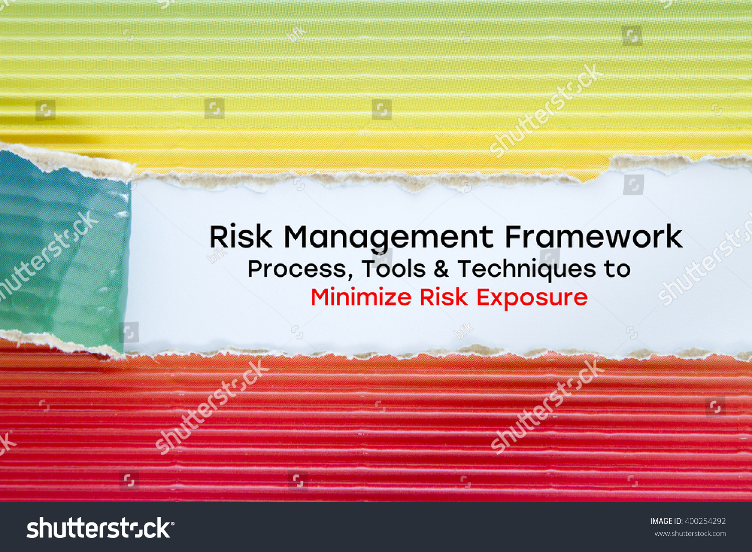 Risk Management Framework Process Tools Techniques Stock Photo (Edit ...