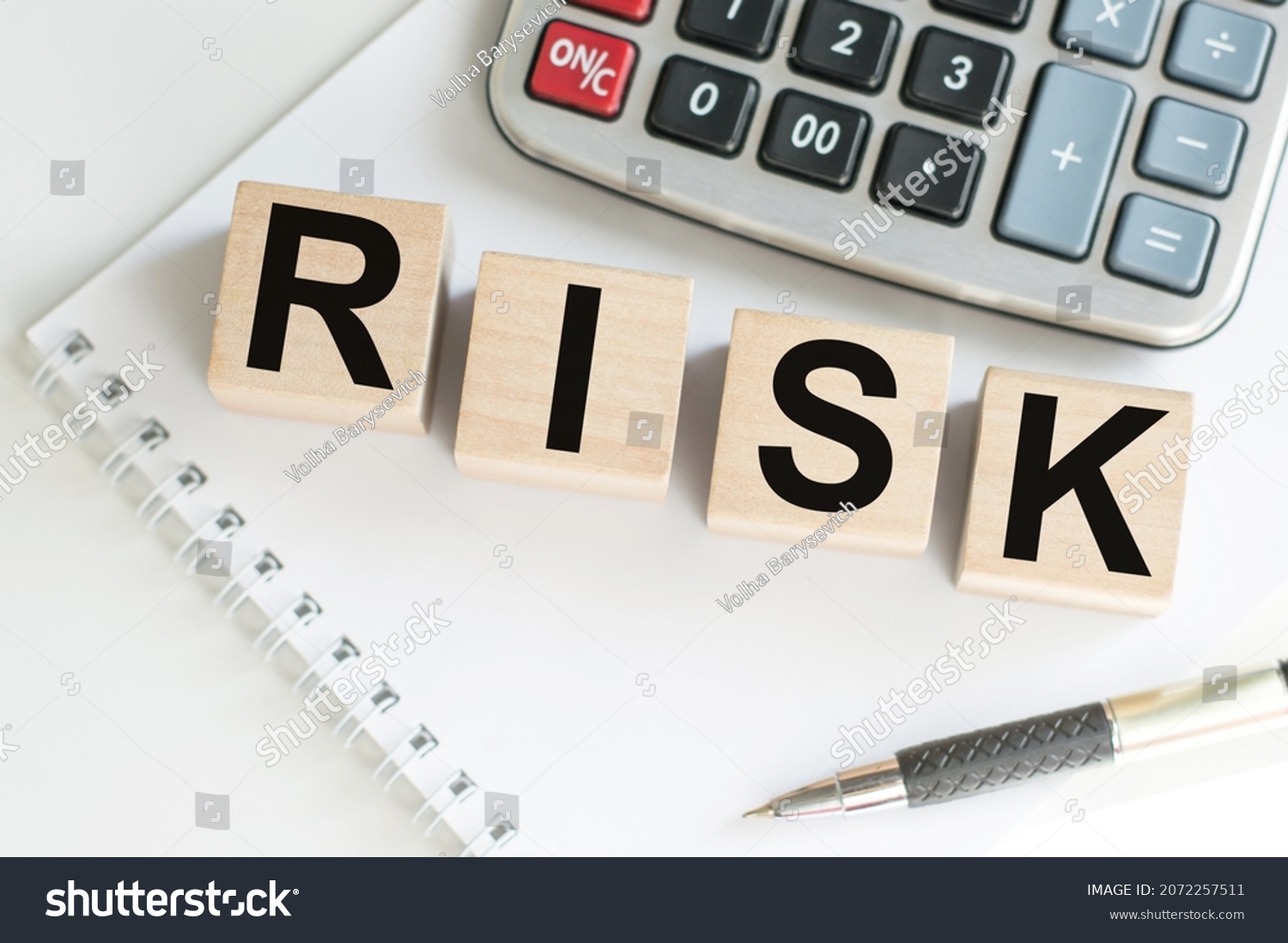 Risk Word Written On Wooden Cubes Stock Photo 2072257511 | Shutterstock