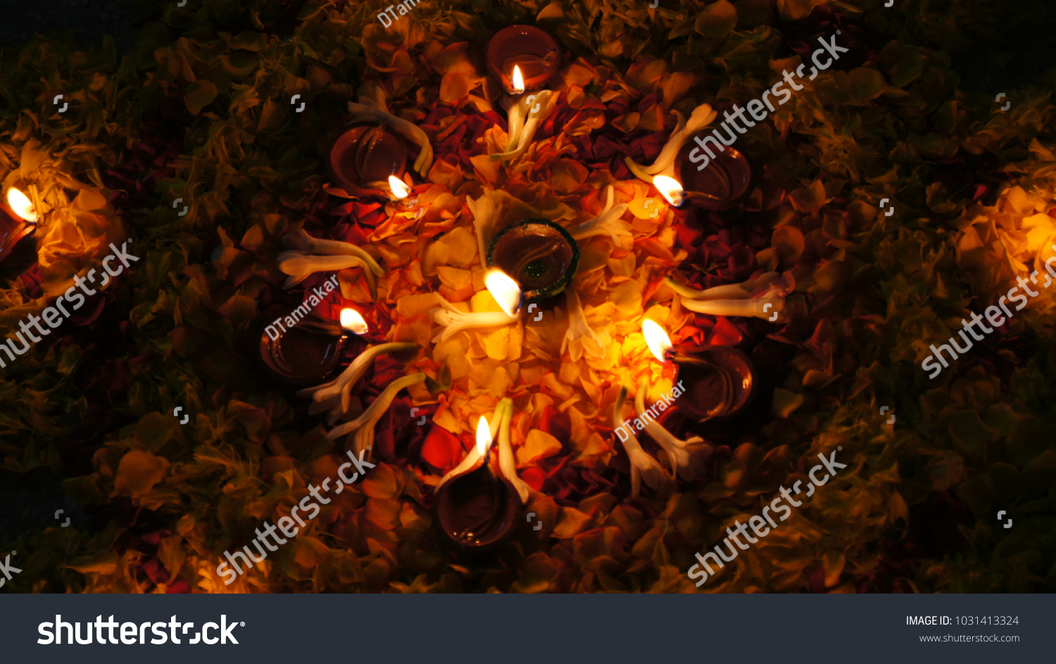 Rituals Flower Decoration Goddess Laxmi Stock Photo Edit Now