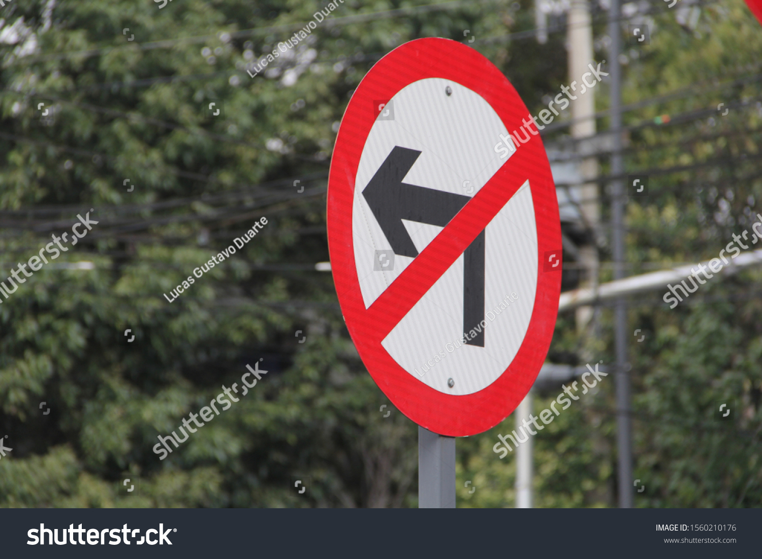 Road Signs Forbidden Arrows Stock Photo (Edit Now) 1560210176