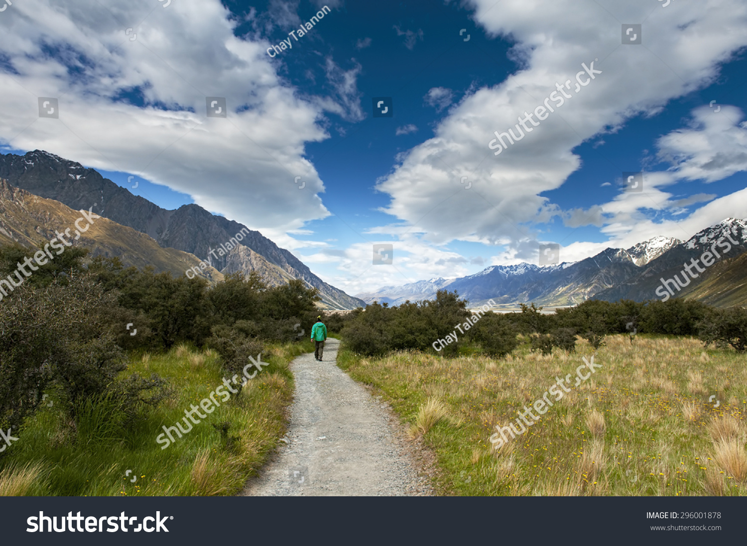 Road Aoraki Mount Cook Southern Alps Stock Photo Edit Now