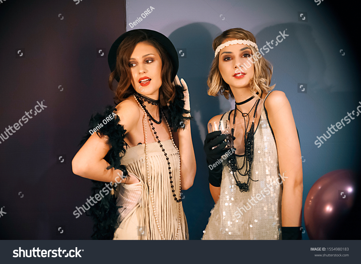 Roaring Twenties Poster Flapper Party Girl Stock Photo Edit Now