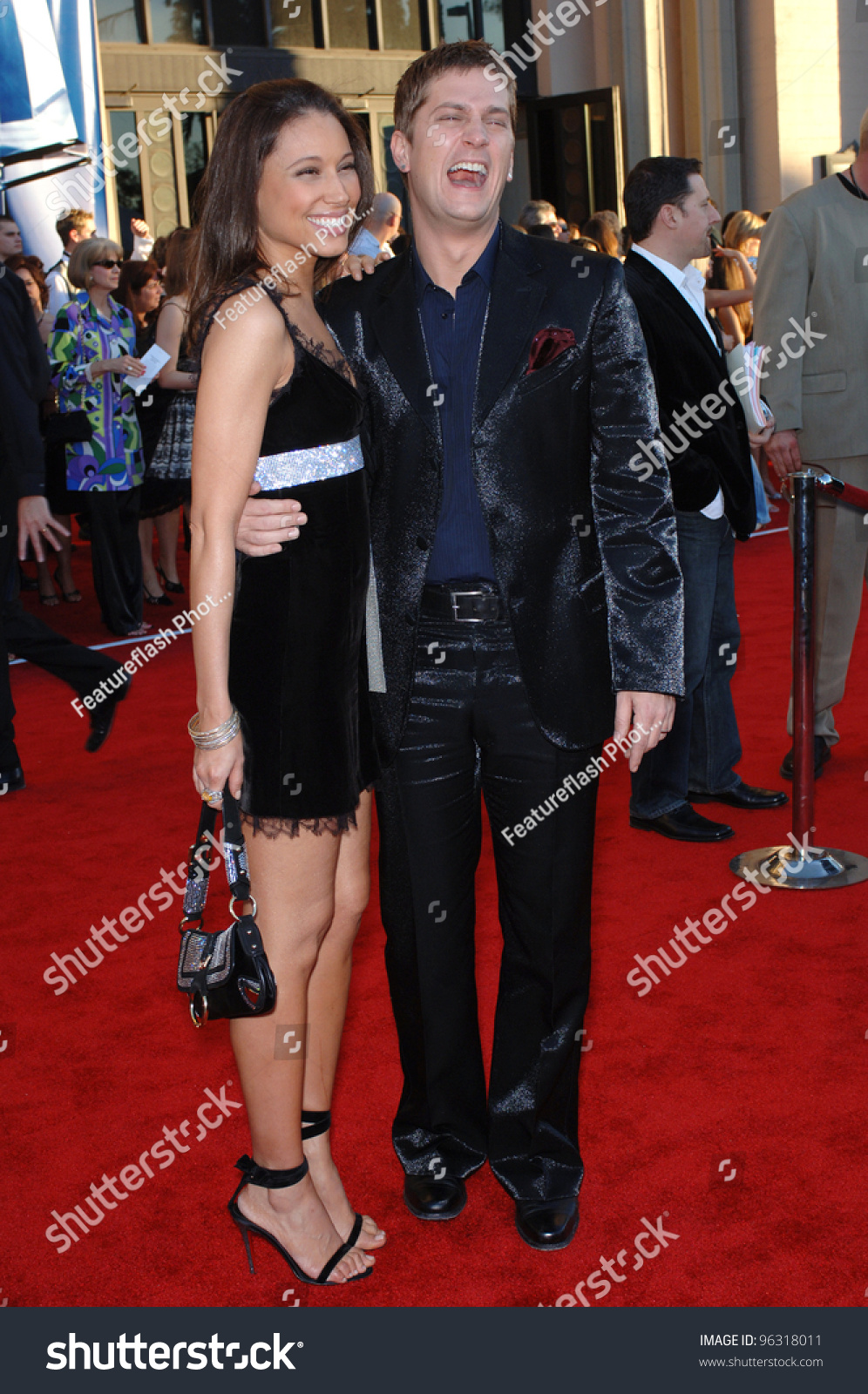 Rob Thomas & Wife Marisol At The 2005 American Music Awards In Los ...