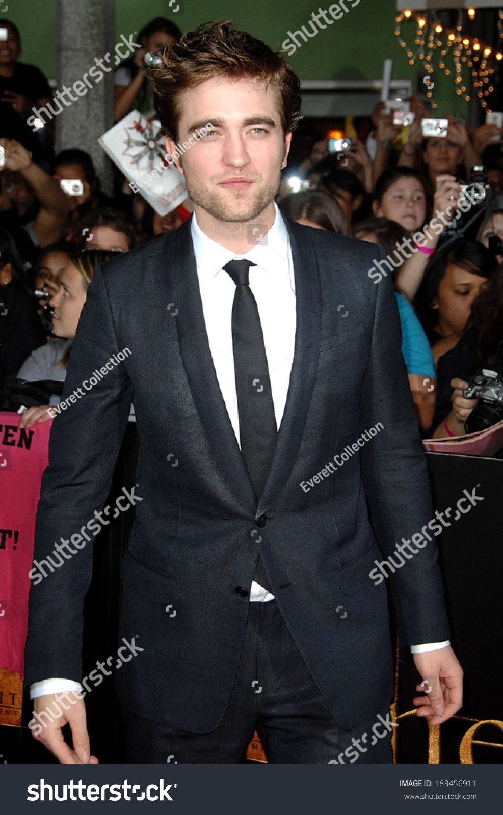Robert Pattinson Wearing Gucci Suit Twilight Stock Photo Edit Now