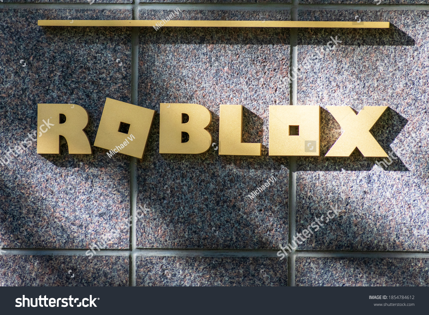 Roblox Sign Logo Headquarters Roblox Online Stock Photo Edit Now 1854784612 - roblox gaming edit
