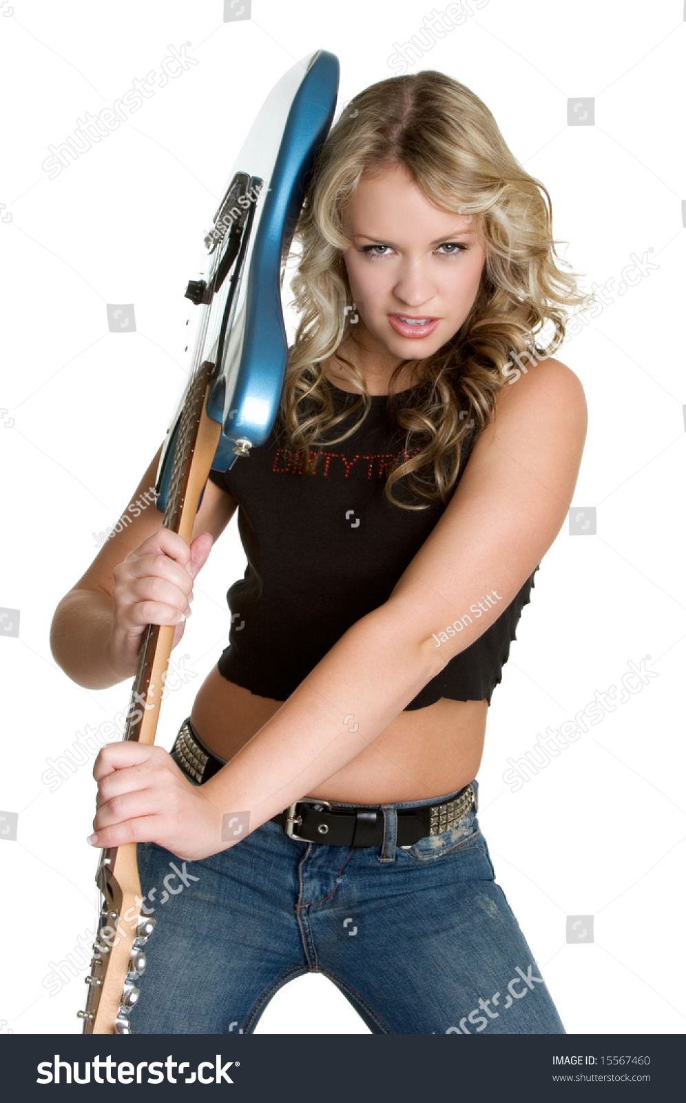 Rock Star Girl Stock Photo 15567460 - Shutterstock