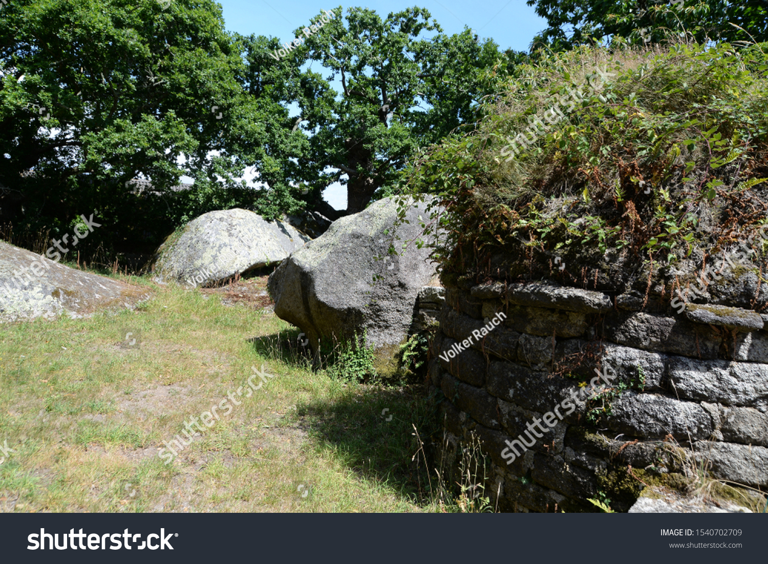 Rocks Pont Aven Brittany Stock Photo Edit Now