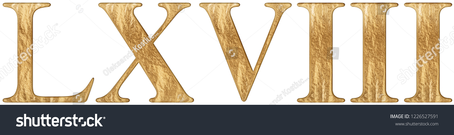 roman-numeral-lxviii-octo-et-sexaginta-1226527591-shutterstock