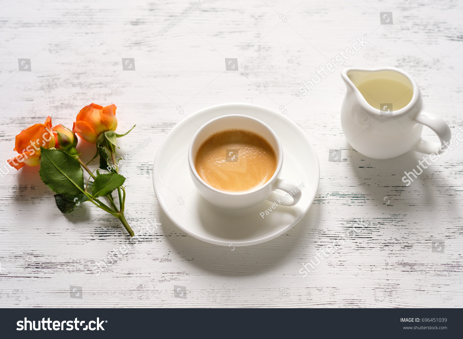 Romantic Good Morning Coffee Stock Photo Edit Now 696451039