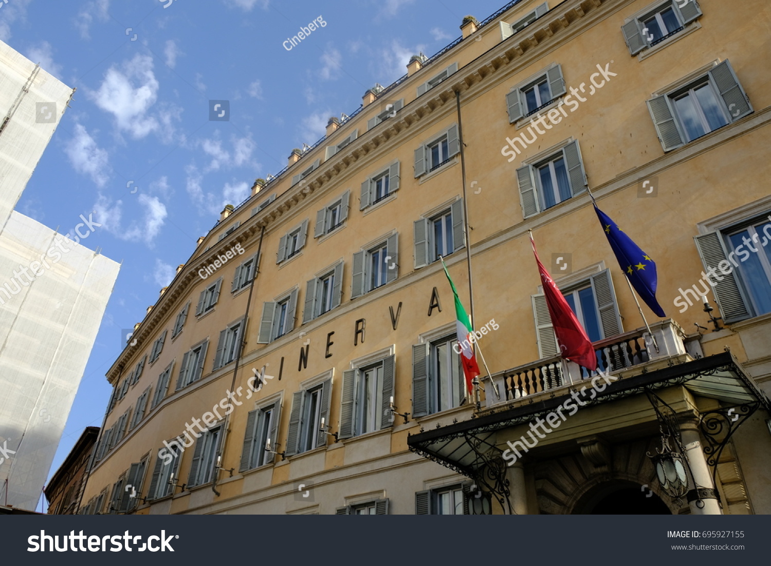 Rome Italy August 9 2017 Minerva Stock Photo Edit Now 695927155