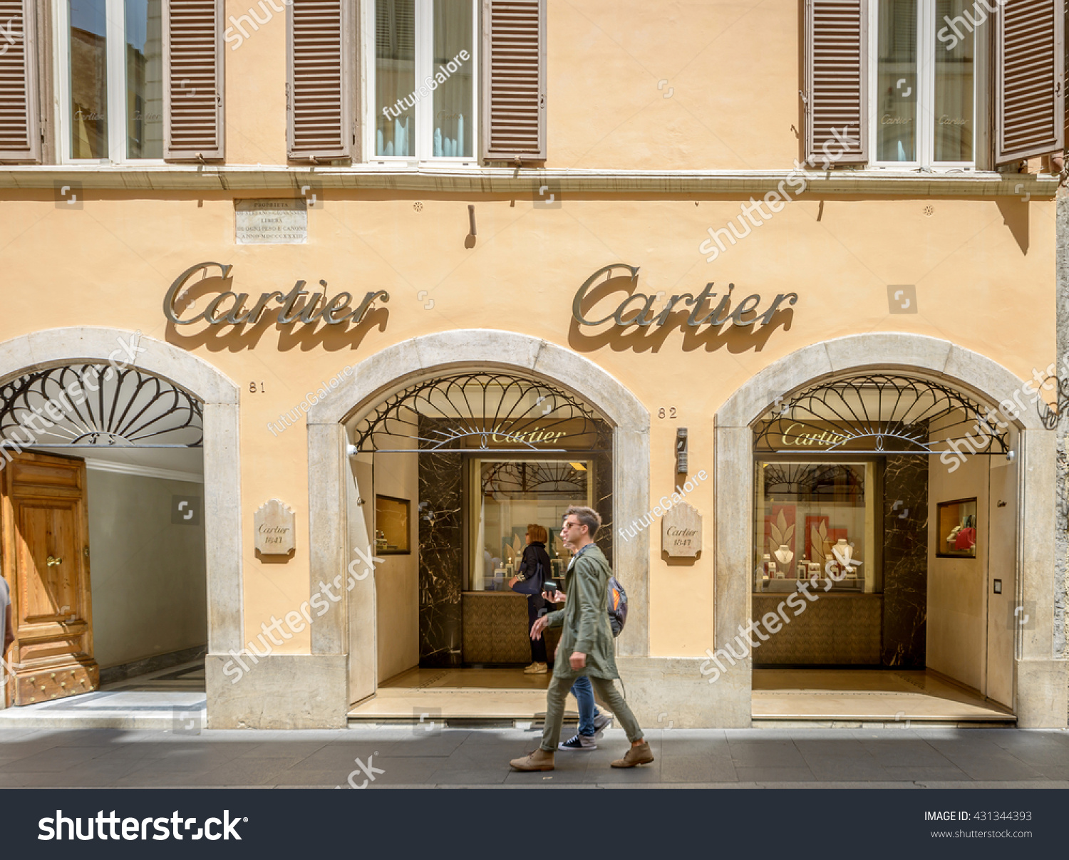 cartier store rome italy