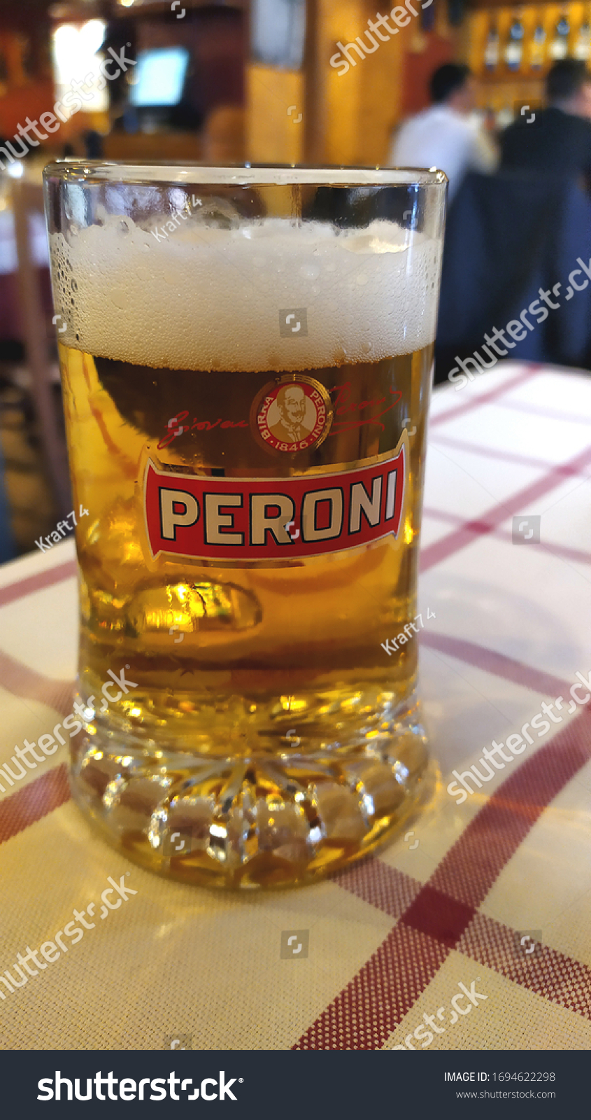 Rome 29 January Mug Peroni Stock Photo Edit Now