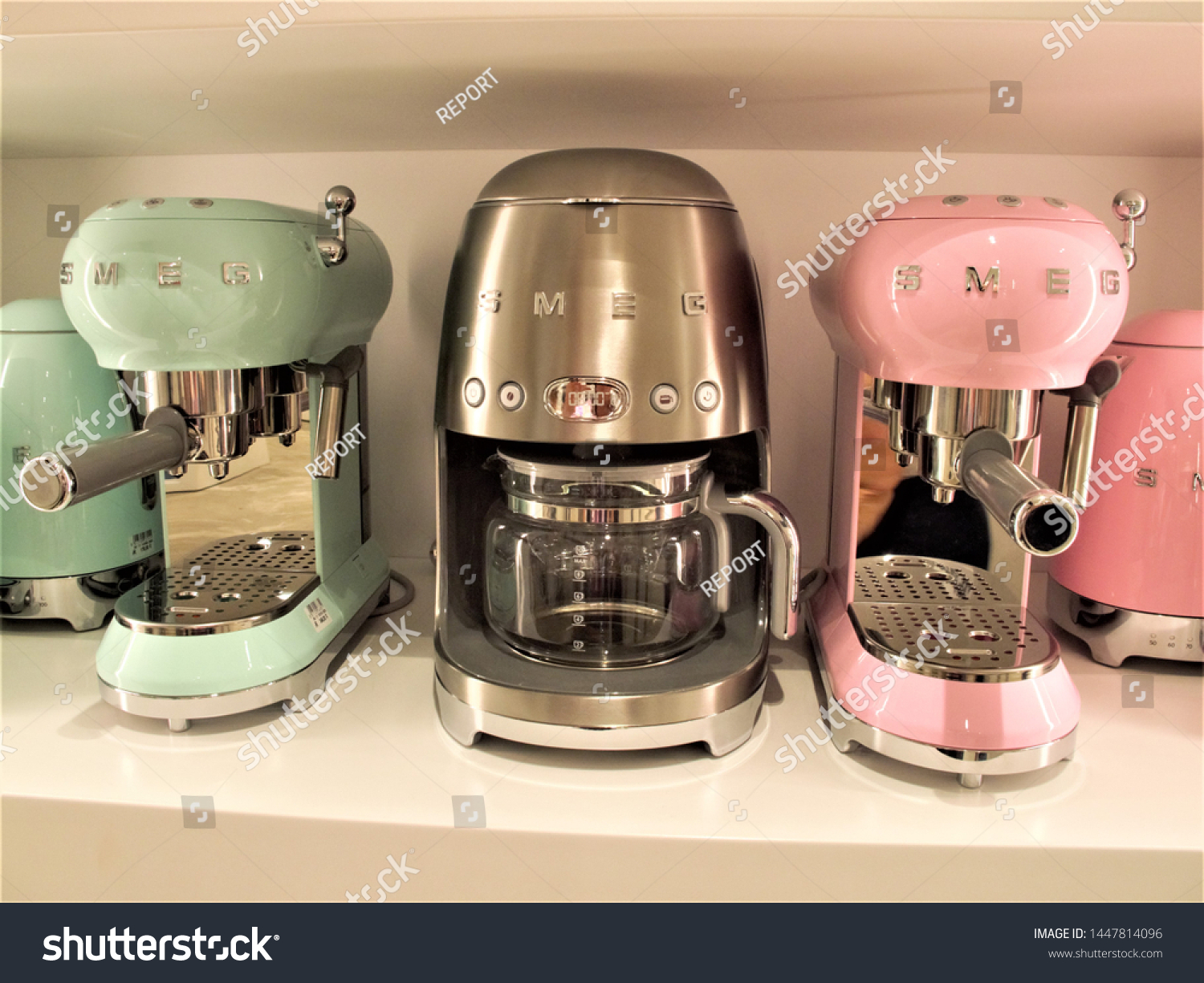 Romejuly 082019 Household Appliances By Smeg Stock Photo Edit Now 1447814096