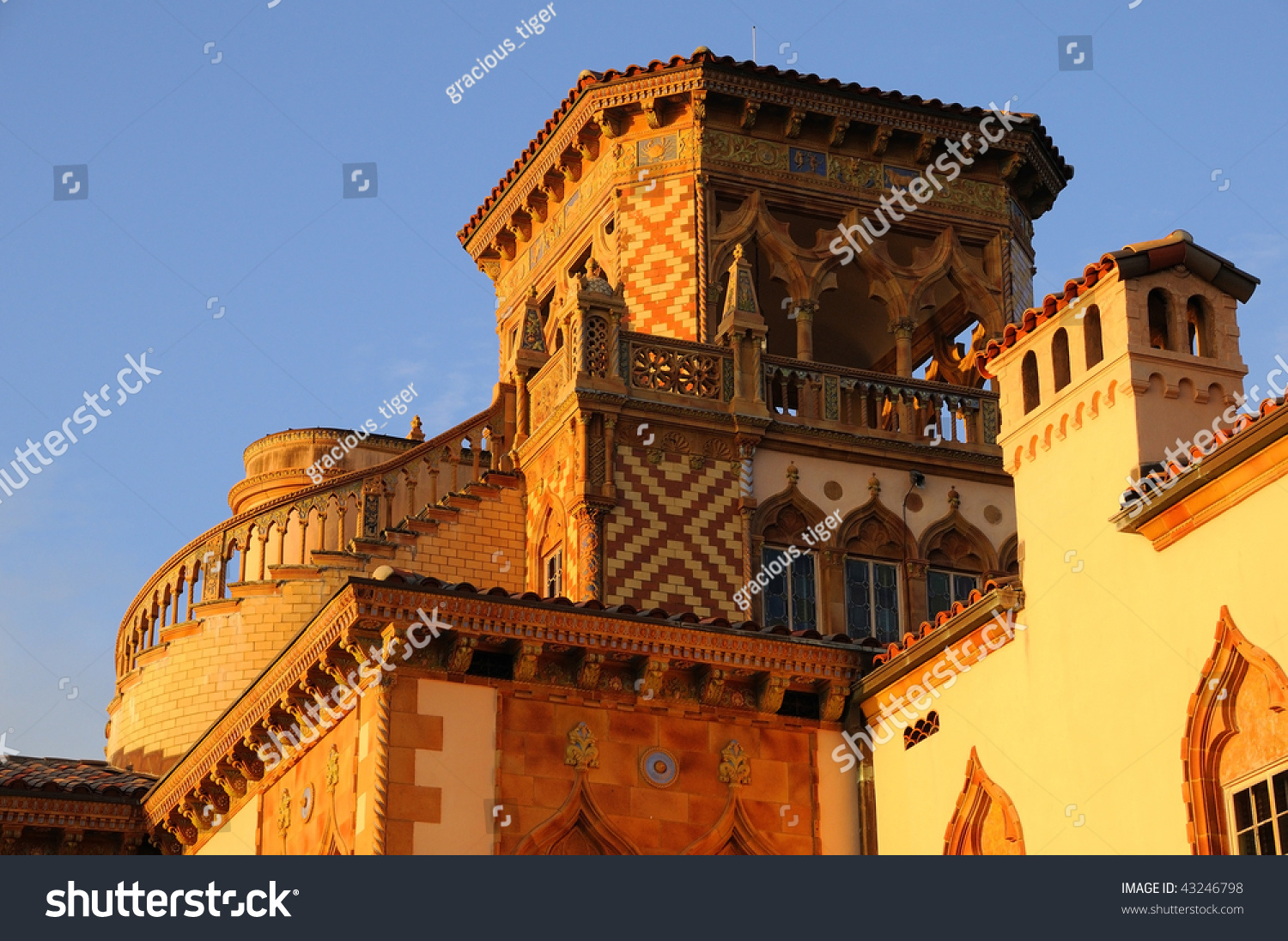 Rooftop Ringling Mansion Sarasota Stock Photo 43246798 - Shutterstock