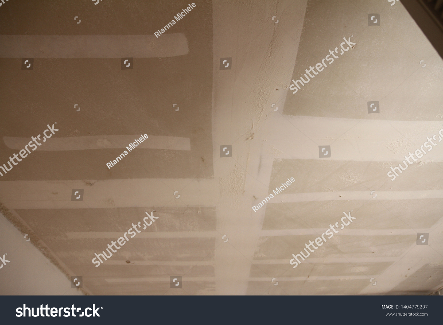 Room Finishing Ceiling Doors Needed Painting Stock Photo