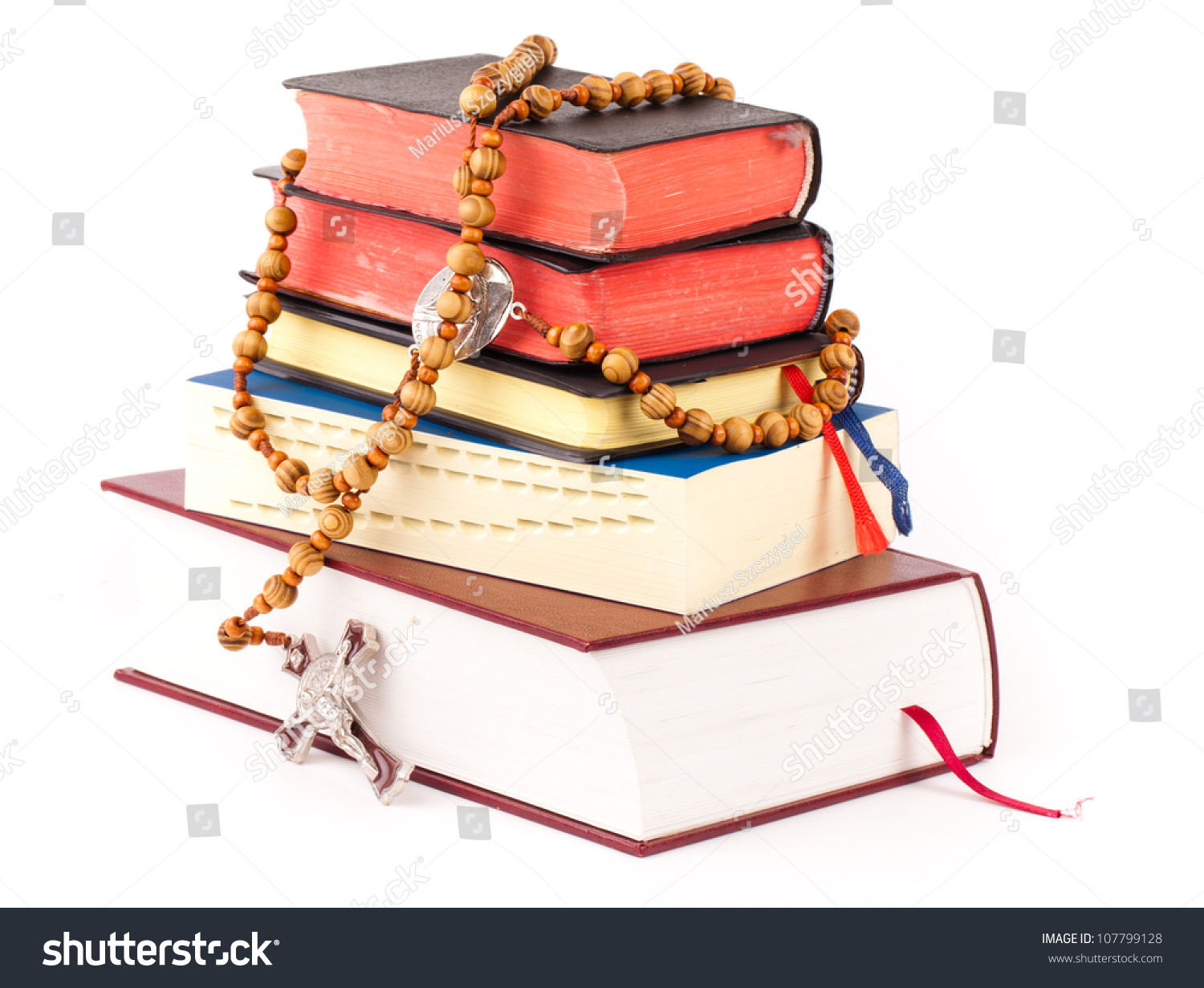 Rosary And Holy Books Stock Photo 107799128 : Shutterstock