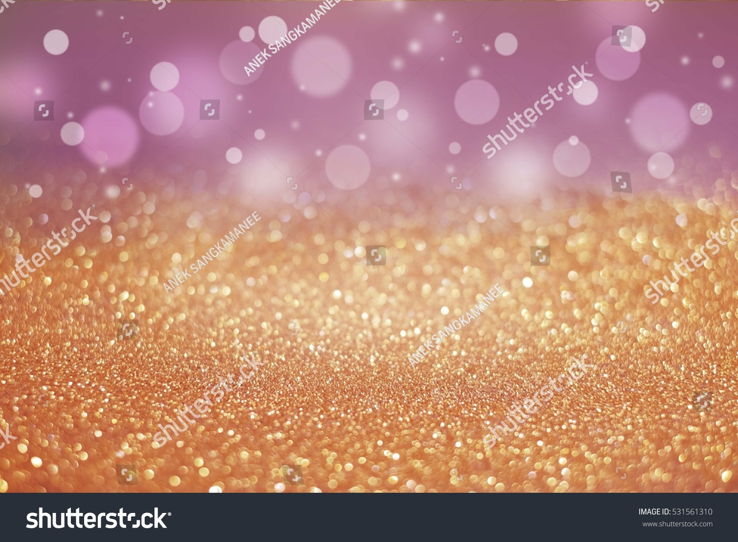 Rose Gold Sparkle Glitter Background Stock Illustration 531561310