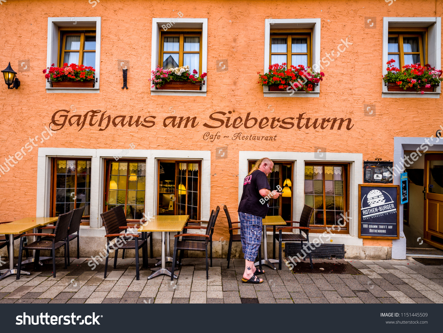 Rothenburg Ob Der Tauber Germany July Stock Photo Edit Now