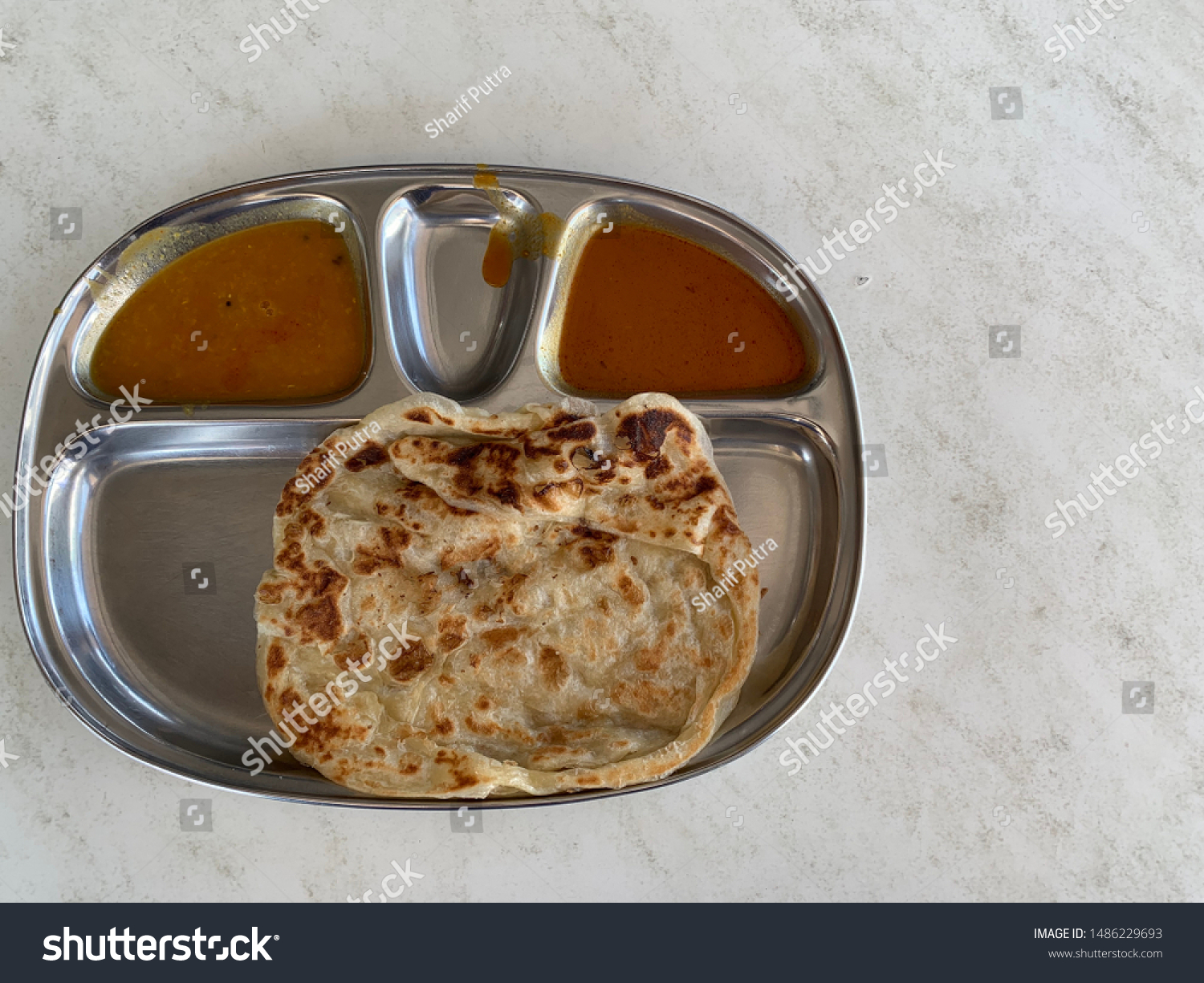 Roti Canai Malay Breakfast Menu That Stock Photo Edit Now 1486229693