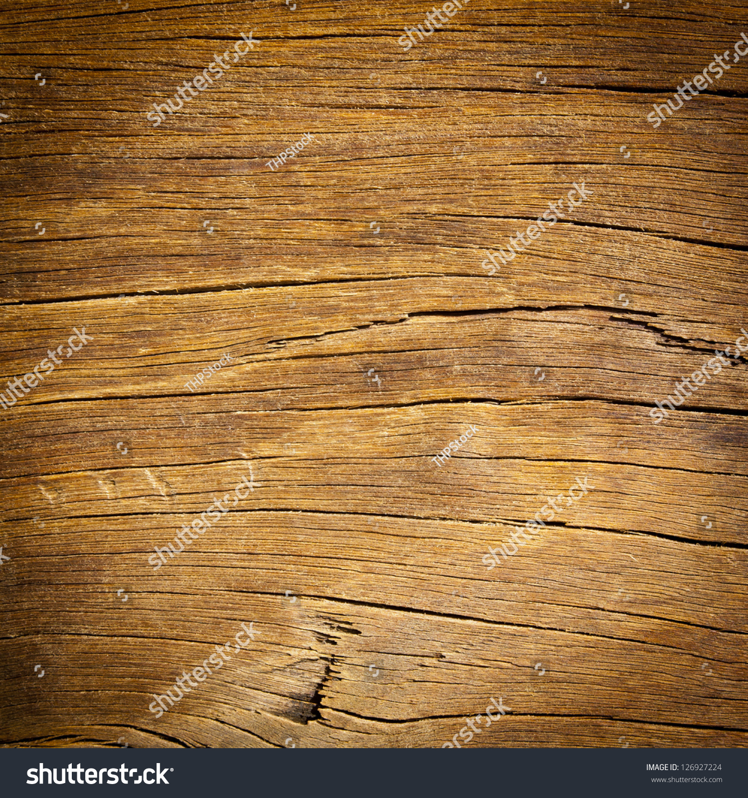 Rough Wood Texture With Lines And Creases Stock Photo 126927224 ...