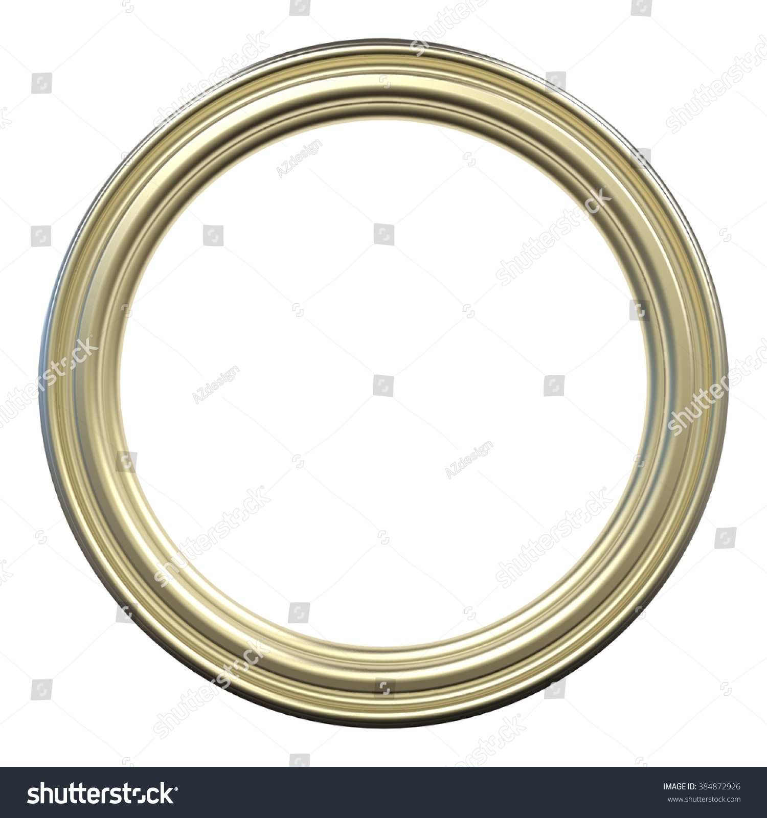 Round Frame, 3d Render Stock Photo 384872926 : Shutterstock