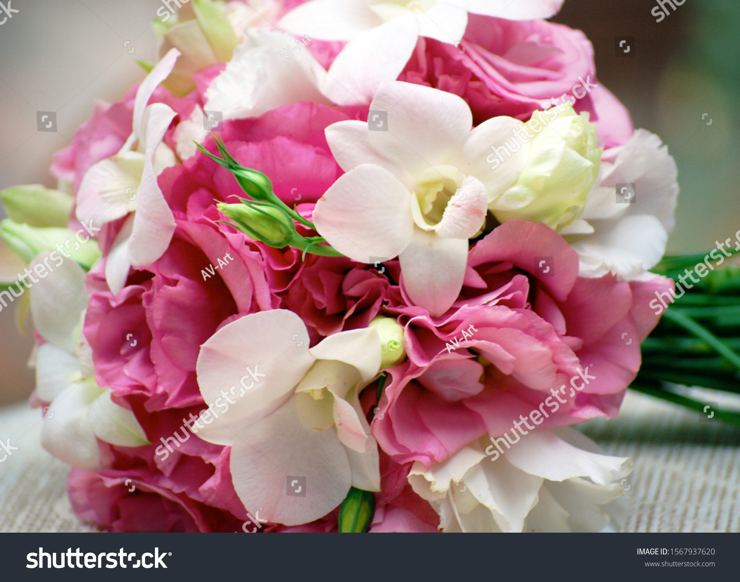 posy bridal bouquet