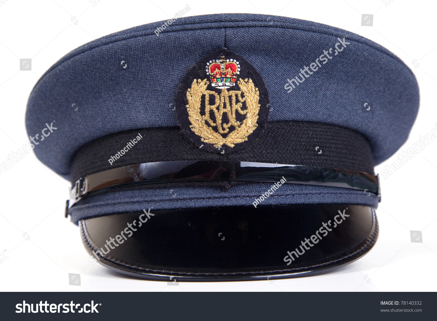 Royal Air Force Cap Isolated On White. Stock Photo 78140332 : Shutterstock