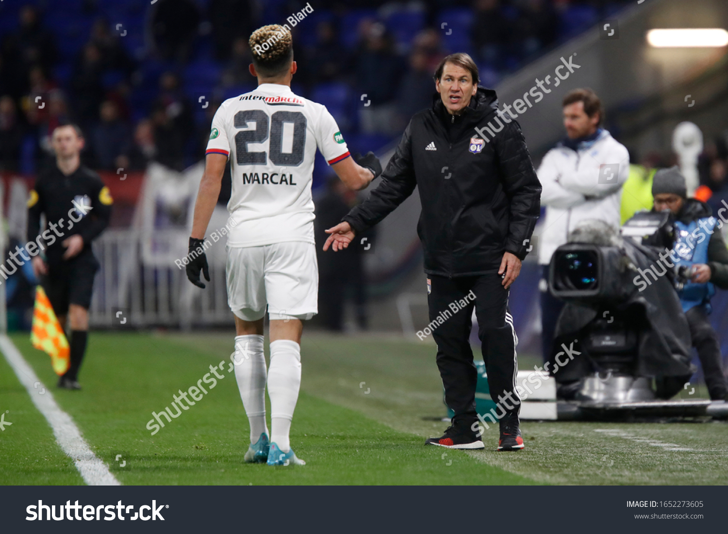 Rudi Garcia Coach Lyon Fernando Marcal Stock Photo Edit Now 1652273605