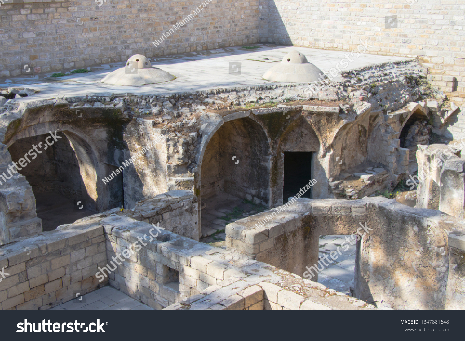 Ruins Bathhouse Shirvanshahs Palace Hamam Palace Stock Photo Edit Now 1347881648