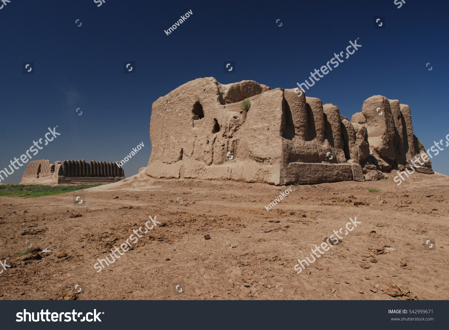 Ruins Of Merv, Ancient City In Turkmenistan Stock Photo 542999671 ...