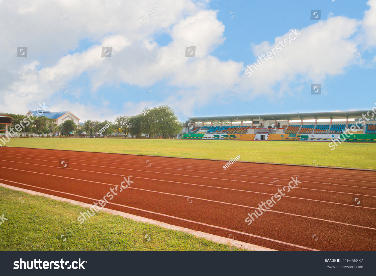 running-track-stadium-on-blue-sky-stock-photo-416666887-shutterstock