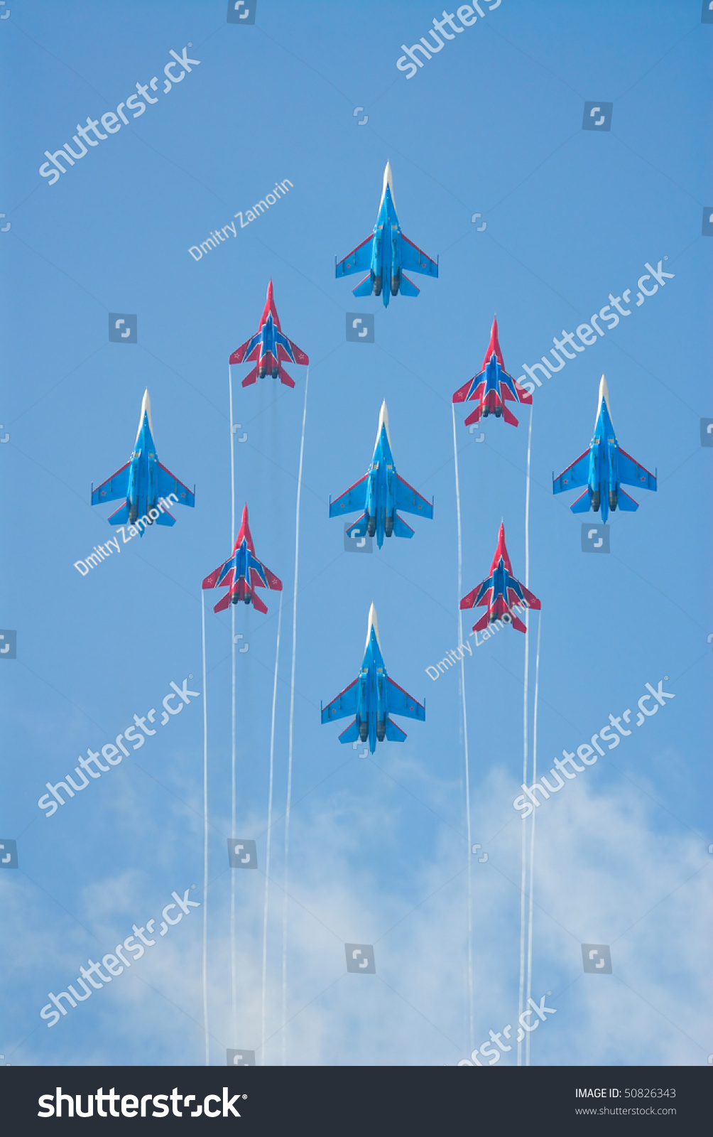 Russia Maks August 26 Su27 Mig29 Stock Photo Edit Now