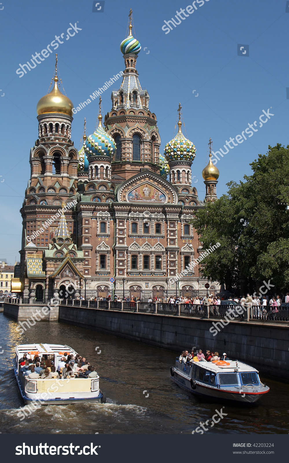 Russia, St.Petersburg. Spas-Na-Krovi (Temple Of The Resurrection Of ...