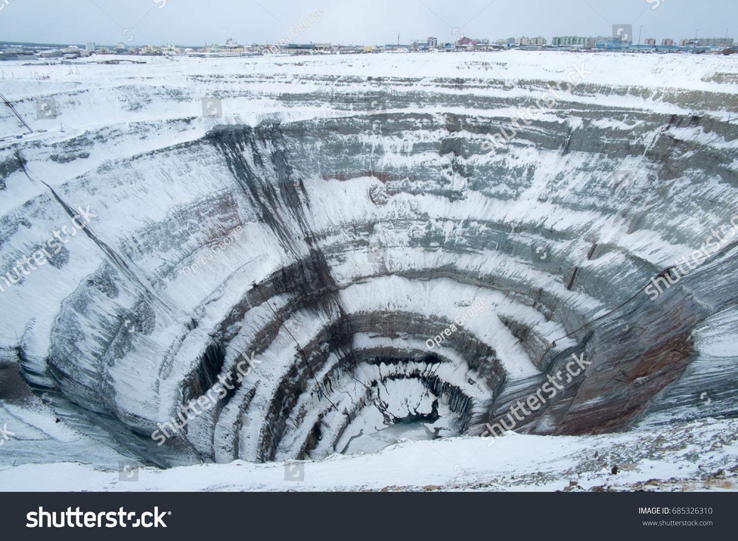 Russian Diamond Mine Mirny Sakha Republic Stock Photo Edit Now 685326310