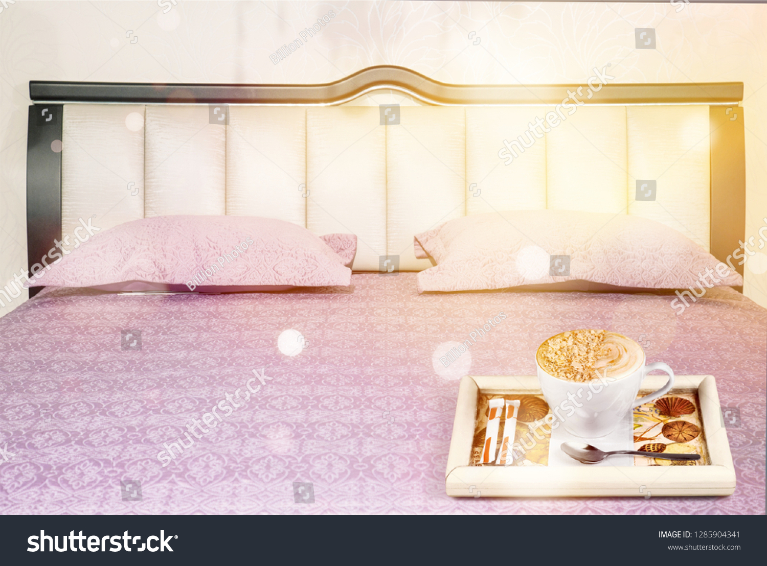 Rustic Interior Log Cabin Bedroom Cozy Stock Photo Edit Now