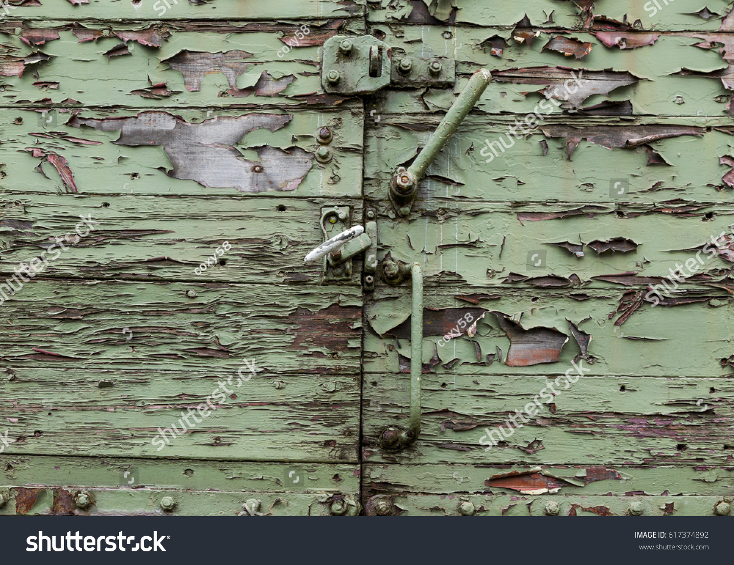 Rusting Door Handles Hinges On Disused Stock Photo Edit Now