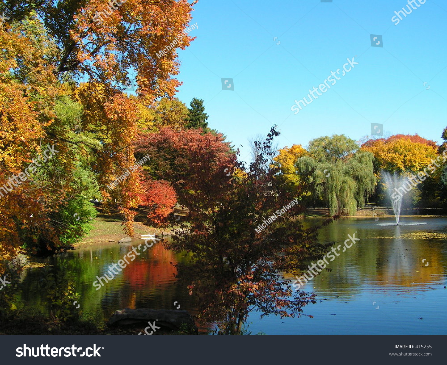 Rutgers University Cook Douglas Campus Pond 1 Stock Photo 415255 ...