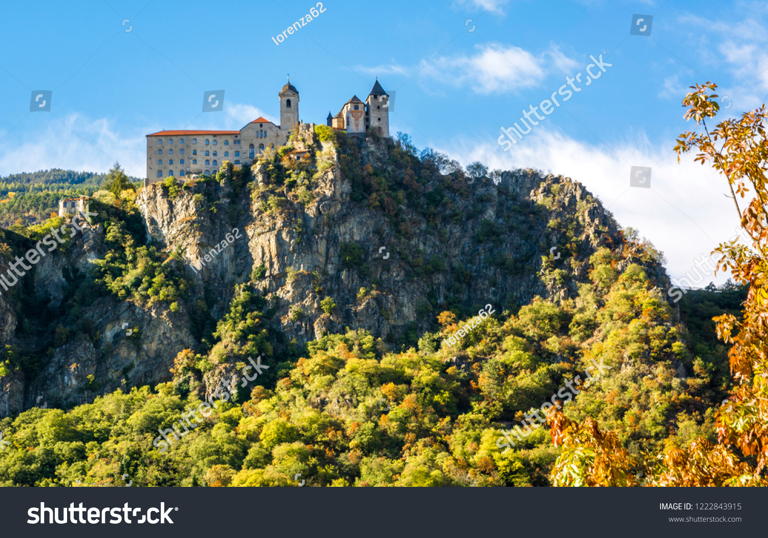 Sabiona Monastery Chiusa Klausen Isarco Valley Stock Photo Edit